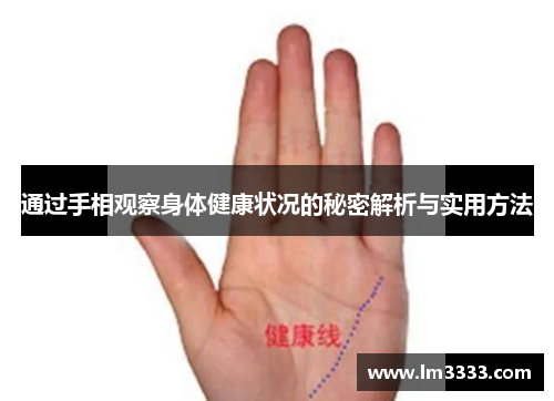 通过手相观察身体健康状况的秘密解析与实用方法